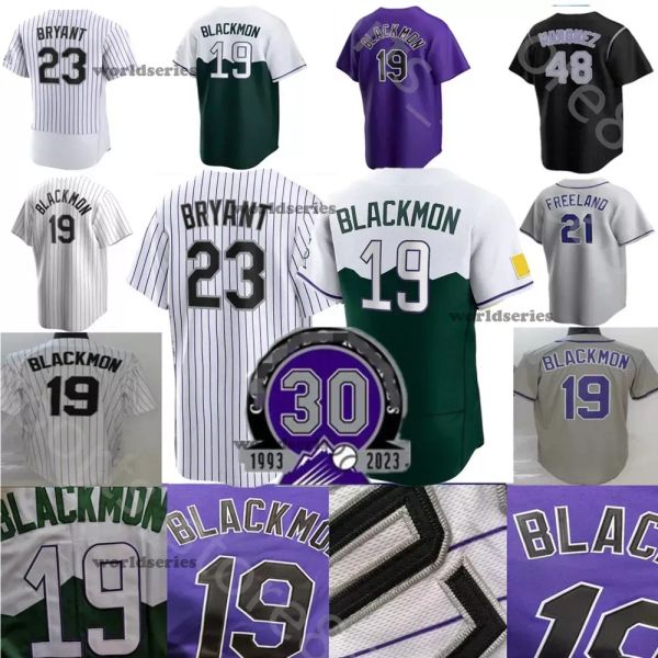 Benutzerdefinierte S-3XL Baseball-Trikots Nolan Arenado Trevor Story Charlie Blackmon David Dahl Daniel Murphy Ian Desmond Trikot