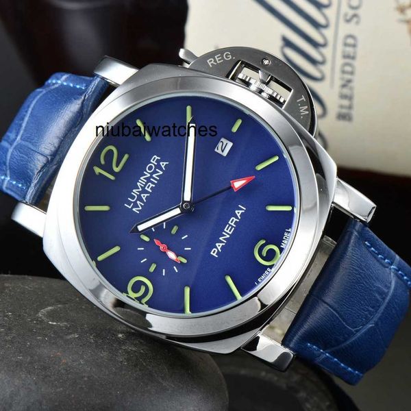 Watch Watches Designer für Herren Mechanical Famous Sea Leder Sport