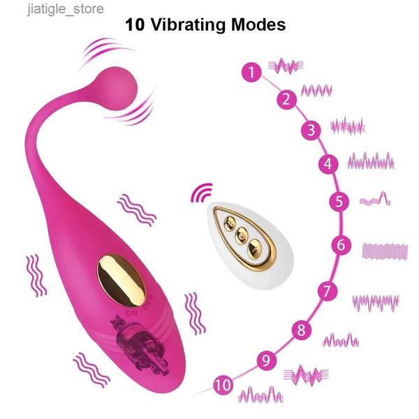 Altri oggetti di bellezza per la salute Vaginal Vibratore Stimolazione elettrica Elettrica Wireless Remote Control Amore Massaggio indossabile Piccola per adulti cinese Y240402