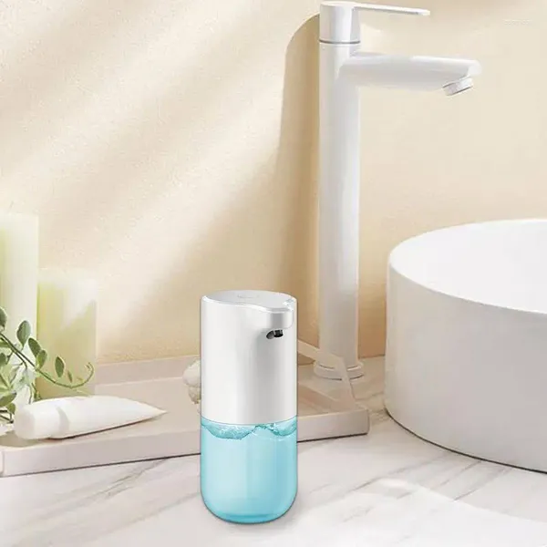 Dispensador de sabão líquido automático, sensor de espuma, máquina de lavar as mãos, elétrico, sem toque, para acessórios de banheiro