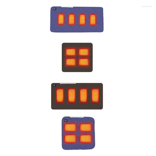 Suprimentos de travesseiro assento alimentado por usb cadeira aquecida portátil controle temperatura inteligente para acampamento casa durável