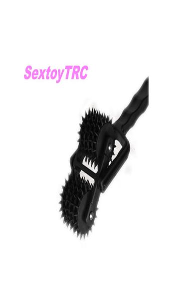 Tingling Spurs Wartenberg-Rad, doppelt rollende Räder für sensorische Spielstimulation, BDSM-Fetisch-Sexspielzeug, Windrad, Brust-Teaser2375445