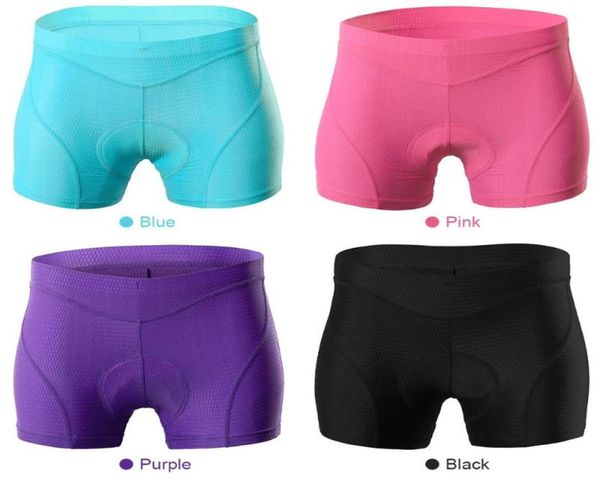 Pantaloncini da ciclismo Donna Pantaloncini da mountain bike antiurto Biancheria intima comoda Gel Imbottito 3D Bicicletta da ciclismo8365883