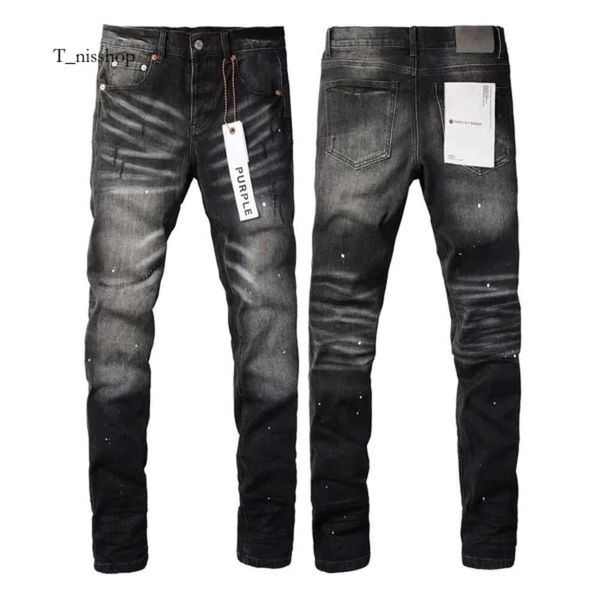 Designer PURPLE BRAND für Männer Frauen Hosen Sommer Loch Hohe Qualität Stickerei Jean Denim Hosen Herren Lila Jeans 81 354