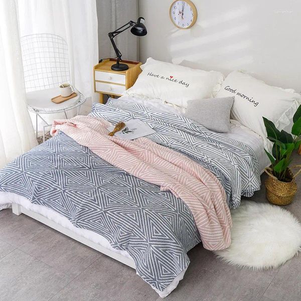 Одеяла, марлевое хлопковое одеяло для дивана, одноместное, двойное, уютное дышащее полотенце, зимнее покрывало, постельное белье