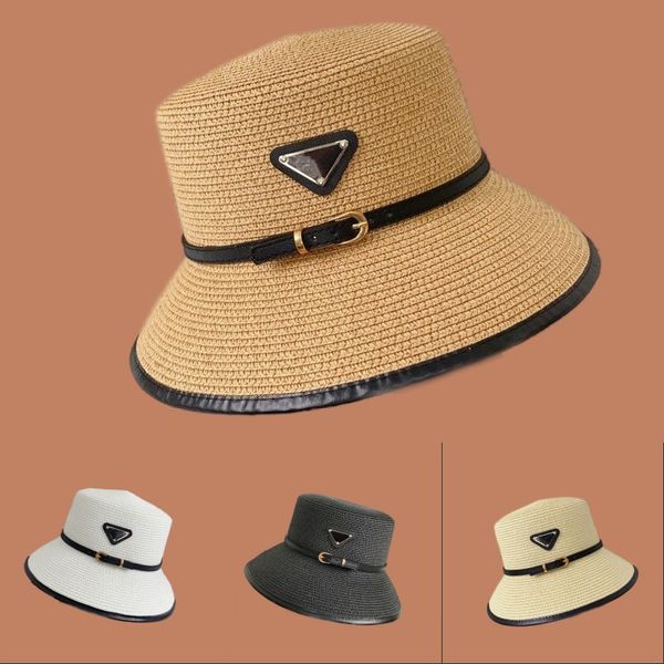 Chapéu de balde distinto homem carta chapéus de verão para senhora compras viajando gorra lazer estilo casual à beira-mar casquette luxo praia chapéus bonitos PJ088 E23
