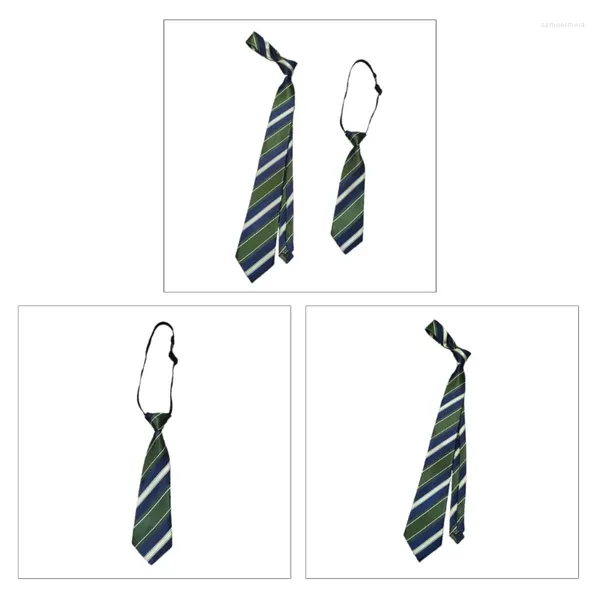 Галстуки-бабочки Съемные полосатые галстуки для маскарадов Женский галстук для девочек-подростков Британский DXAA