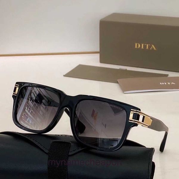 Óculos de sol de alta qualidade Mens Classic Square DITA DTS402 Óculos de sol masculinos e folha de óculos de sol com logotipo real