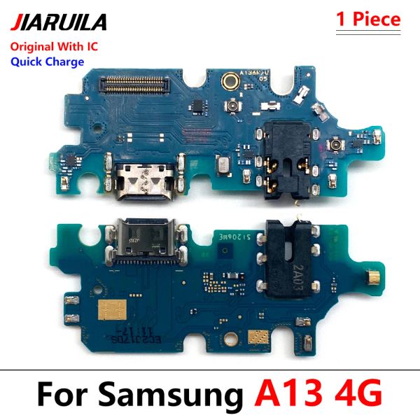 USB Şarj Portu Mikrofon Dock Konektörü Kart Samsung A13 4G 5G A136B A316 A135 A135F Onarım Parçaları