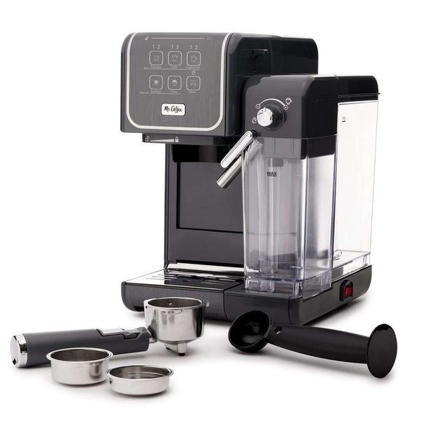 One Touch Coffee House+espresso, Cappuccino, Latte Home Hine, equipado com um bocal de bomba italiana de 19 bar, perfeito para café com leite, expresso e café