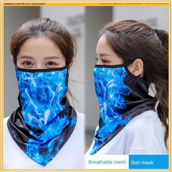 Bandanas toalha facial de secagem rápida feita de materiais de alta qualidade tecido fibra de poliéster suprimentos de ciclismo filme protetor solar de proteção de pescoço