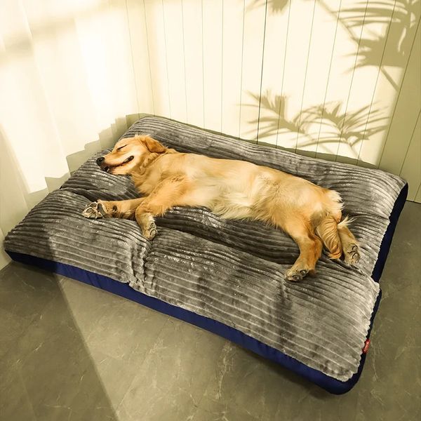Tapete de cachorro dormindo com tapete de inverno removível e lavável animal de estimação Four Seasons Universal Kennel Winter Winter Dog Dog Acessórios 240420