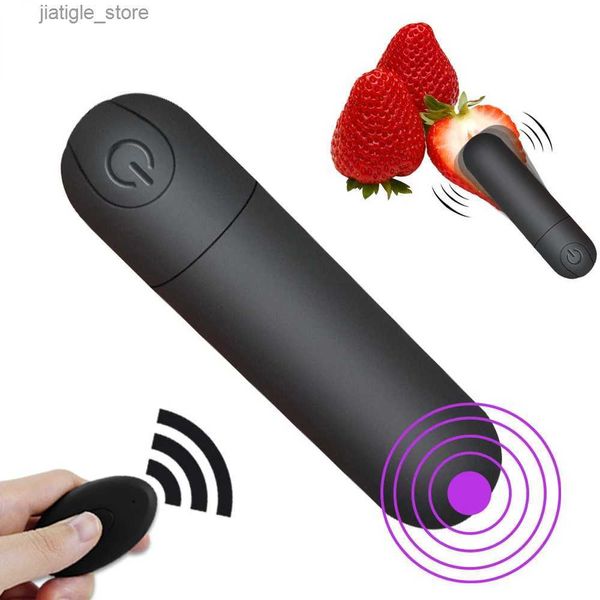 Altri oggetti di bellezza per la salute Wireless Bullet Remote Vibratore G-Spot Nipple Clitoris stimolante 10 velocità Assore di dildo vibratore per adulti per donna giocattolo USB Y240402