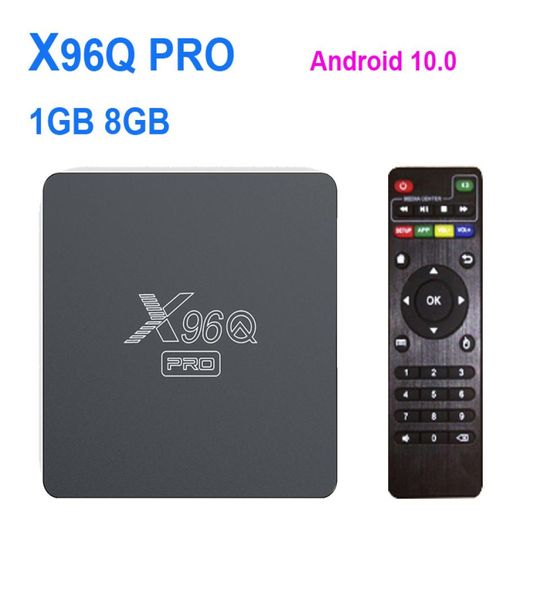 X96Q PRO Android 100 TV Box Allwinner H313 Quad Core 24G Wifi 2 GB 16 GB 4Kx2K HDR X96 Q Lettore multimediale3365721