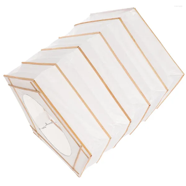 Держатели свечей фонарь оригами легкий оттенок настенный аксессуар бумажный ламп крышка плиссированного багажного потолка крышки