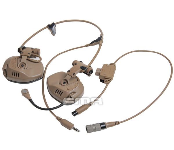taktische Headset-Schiene angebrachte Kommunikations-Rauschunterdrückung für schnellen Helm RAC-Headset Rauschunterdrückung Kommunikations-Headset P7848161