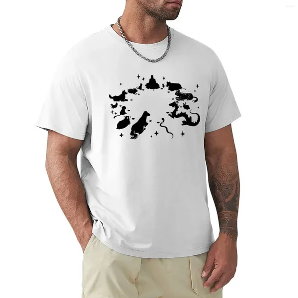 Мужские поло, футболка «Последний банкет», белая одежда для мальчиков с животным принтом, кавайная одежда, летние рубашки для тренировок для мужчин