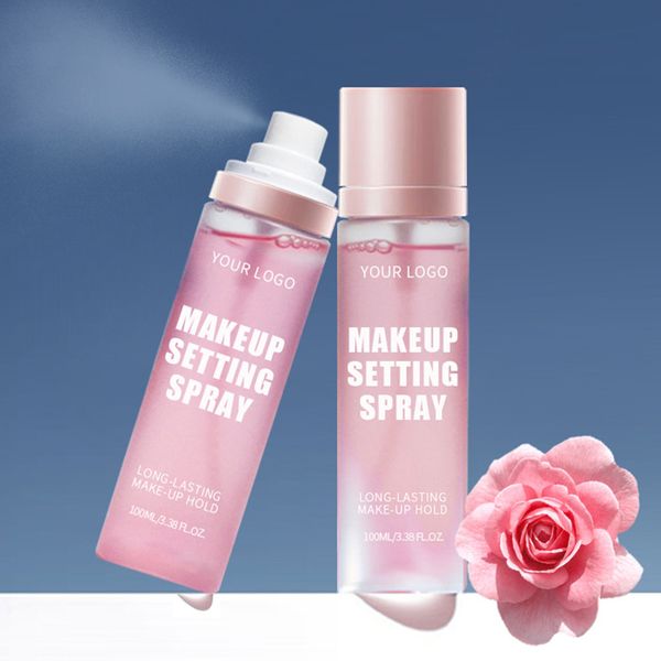 Fundação Private Rótulo 100 ml Spray em pó de pó personalizado maquiagem a granel Anti-suavor controle de óleo Umidade não atenciosa