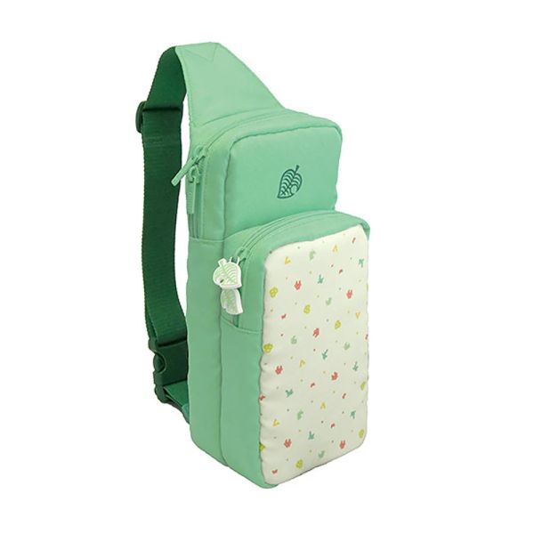 Bolsas bolsa mensageiro para nintendo switch lite oled e acessórios para bolsa de ombro de armazenamento estilo animal crossing ns