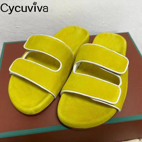 Chinelos de verão caminhada slides mulheres plataforma plana peep toe sapatos de praia para senhoras sandalias mujer