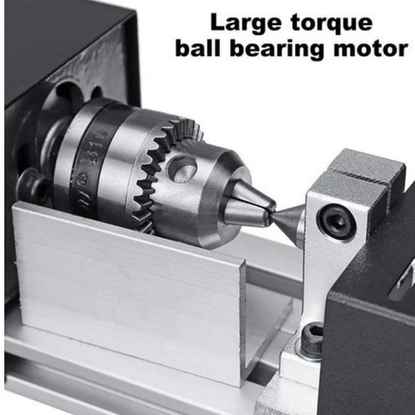 Mini -Drehkügelchen Politurmaschine DIY CNC -Bearbeitung für Tisch Holzbearbeitung Holz DIY -Werkzeug Drehleistung Standard -Set