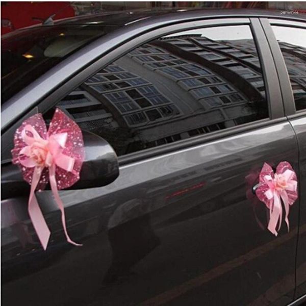 Декоративные цветы, 1 шт., милые модные свадебные украшения для автомобиля, цветы, 3 цвета, дверные ручки и зеркало заднего вида