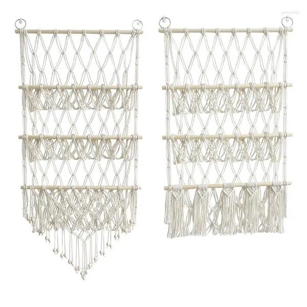 Taquestres macrame brinquedo líquido boho hammock recheado decoração de parede de animais recheada brinquedos criativos canto de malha pendurada acessórios domésticos