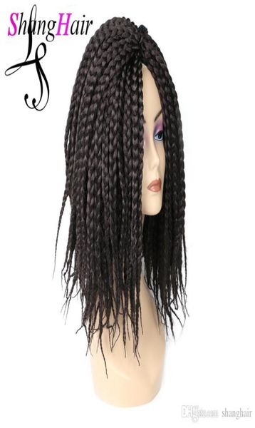 Tranças de crochê cabelo 14 polegadas tranças longas extensões de cabelo sintético 80gpcs cabeça completa8884313