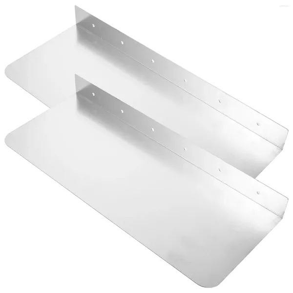 Set di accessori per il bagno Cucina Splash Board Lavello Splashback Piastre di fissaggio antispruzzo in acciaio inossidabile