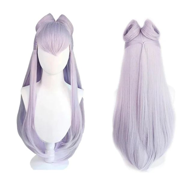 Wigs Hairjoy lol arcane kda evelynn eve cosplay parrucca lunga dritta viola sintetico anime parrucca