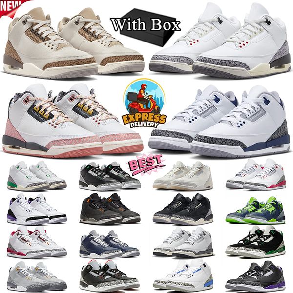 nike air jordan 3 retro jorden jordens jordan3s Scarpe da basket Uomo Donna Uomo Scarpe da ginnastica Scarpe da ginnastica all'aperto