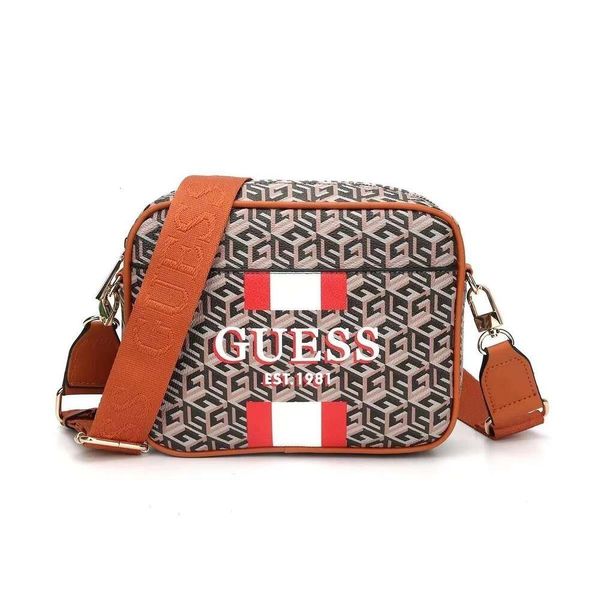 Moda de luxo moda loja de pacotes cruzados frete grátis Gus nova bolsa crossbody impressa de um ombro com alto valor de aparência câmera leve caixa de presente requintada