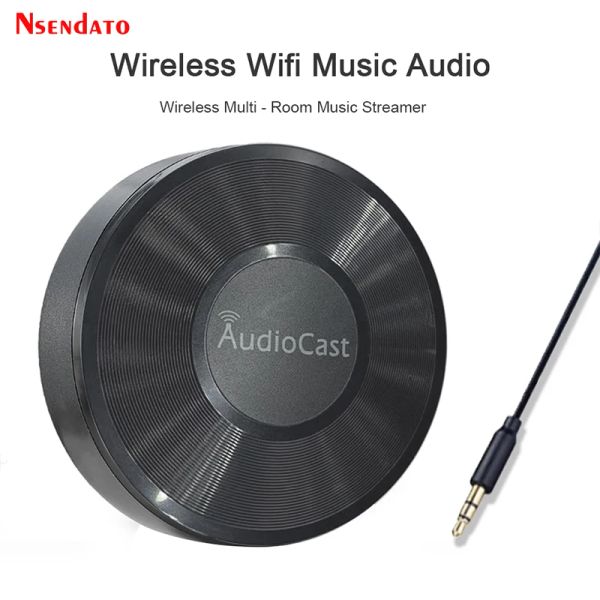 Altoparlanti M5 Audiocast per AirPlay Wireless Music Audio Speaker ricevitore 2.4G Musica Hifi WiFi per Adattatore AirPlay DLNA Spotfier Streamer