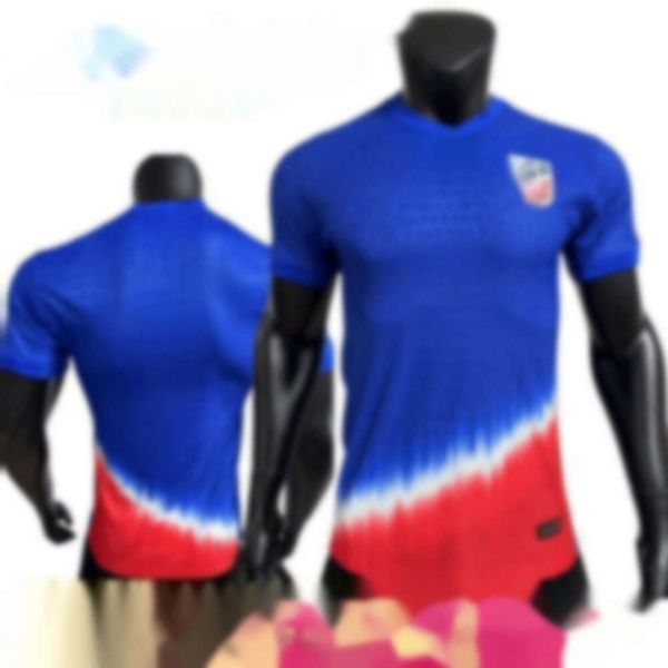 Camisas de futebol Fatos de treino masculinos 2024 Us Team Away Jersey, Player and Fan Edition Football Jersey com impressão