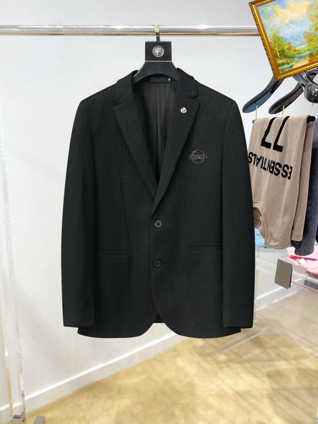 Nuovi stilisti Lettera di moda Stampa Blazer da uomo Cappotto di moda in cotone e lino Giacche firmate Business Casual Slim Fit Abito formale Blazer Abiti da uomo Stili # A4