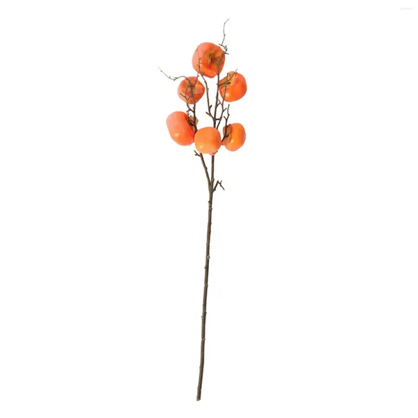 Dekorative Blumen Simulation Persimmon Bouquet Ornament künstlich für Jubiläum Thanksgiving Hochzeit Geburtstag Party Festivals