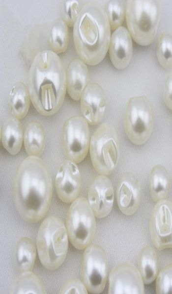 89101112151820212530mm Bottoni con gambo imitazione perla rotonda per camicie vestiti fatti a mano Confezione regalo artigianale DIY scrapbook favo1764656