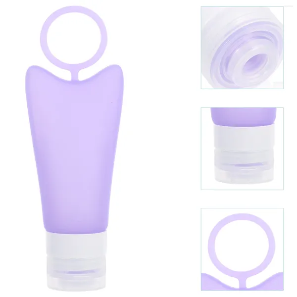 Garrafas de armazenamento que enchem a garrafa do gel de sílica para o sabão da mão do curso para dispensadores dos produtos de higiene pessoal
