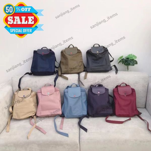 42 FARBEN Nylon-Rucksack, faltbar, Schultasche, Damen, Herren, Studenten, Outdoor-Rucksäcke, bestickt, wasserdicht, Reisetasche, Sport-Tagesrucksack, Schultertaschen, große Größe, NEU