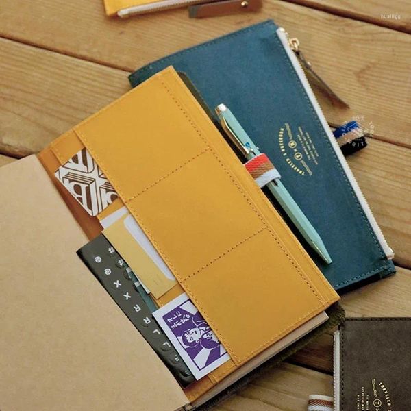 Специальный бумажный дорожный блокнот Fromthenon, моющаяся сумка для купюр на молнии, чехол для ручки, канцелярские принадлежности