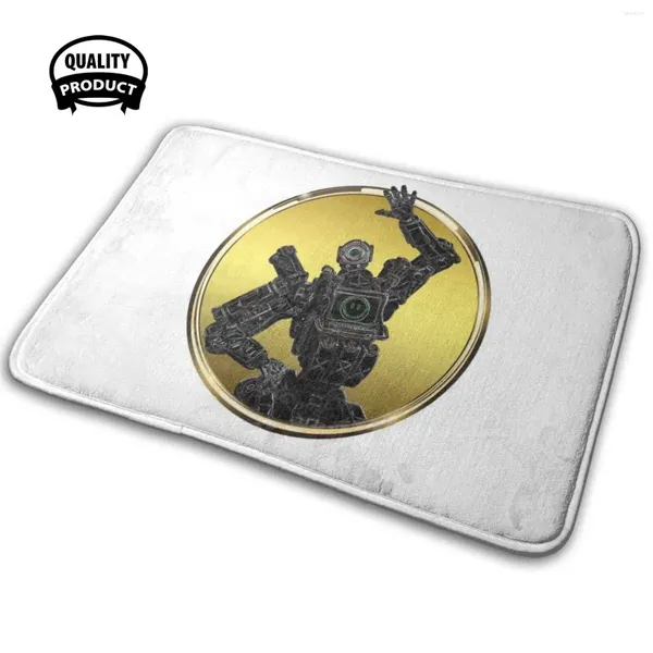 Tapetes Apex Legends Golden Border Pathfinder 3D Produtos Domésticos Tapete Tapete Almofada