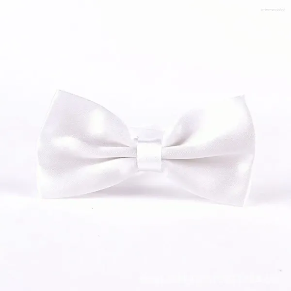 Laços cavalheiro magro noivo cravat cetim estilo inglês magro gravata de casamento masculino cor sólida bowknot bowtie