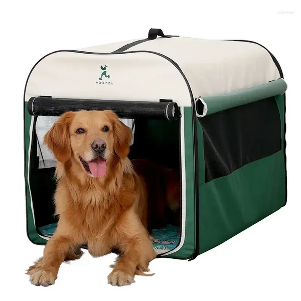 Portadores de gatos portátil grande tenda para animais de estimação casa de tamanho médio conversível canil para cães produtos e acessórios internos
