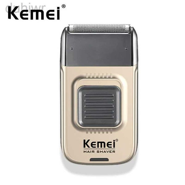 Rasoi elettrici Kemei Mobile Foil Head Shaver Mini ricaricabile Cordless Travel Rasoio portatile One Blade Wet Dry Men Rasatura macchina 2442