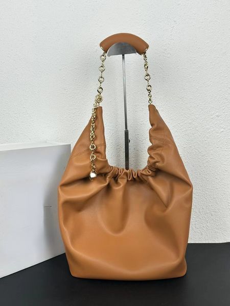 Orijinal deri sıkma omuz çantaları koltuk altı çanta tote tasarımcı cüzdan cüzdan el çantaları büyük kapasiteli yumuşak tasarımcı kadınlar lüks kılıflar ayarlanabilir zincir kemer 2670
