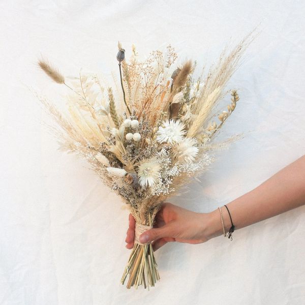 Высушенная цветочная свадебная букет сохранила эвкалипт DIY Натуральная пампас трава для свадебного букетового аранжировки.