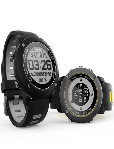 Orologi intelligenti tattici per sport all'aria aperta GPS BDS GLONASS Tre sistemi di navigazione satellitare Termometro Igrometro Barometro Smart Wa1406264