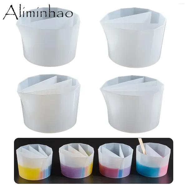 Формы для выпечки M0094 Diy Crystal Drop Gel Silica Color Mixing Cup Mold 1pc