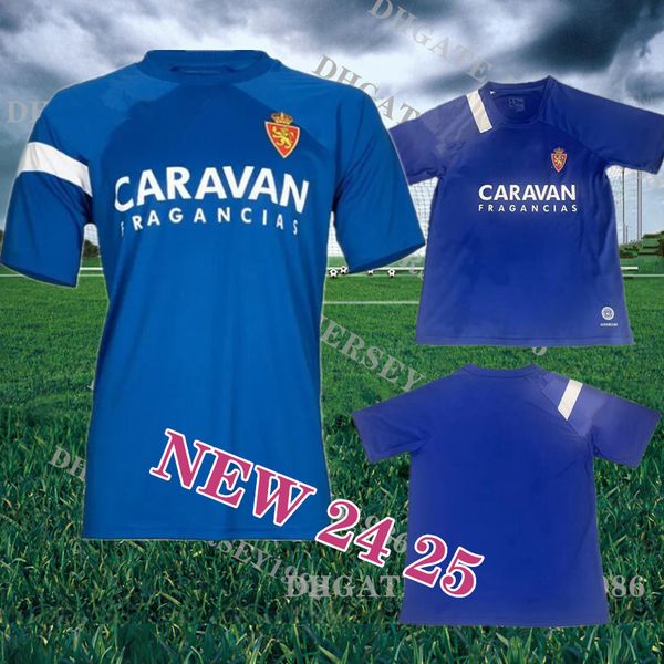 2024 2025 футбольные майки Real Zaragoza Negredo camisetas de futbol LOZANO ALEX BERMEJO Cala CAMISETA 24 25 мужские детские комплекты футбольные рубашки SOBRINO Cadiz