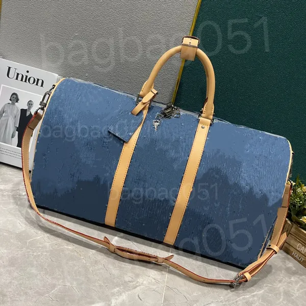 Bolsas masculinas bolsa crossbody de luxo M69443 TRIO denim bolsa mensageiro Eclipse reverso lona conjunto de 2 peças Bolsa de ombro de couro de 3 peças com carteira embreagem preto cinzaS